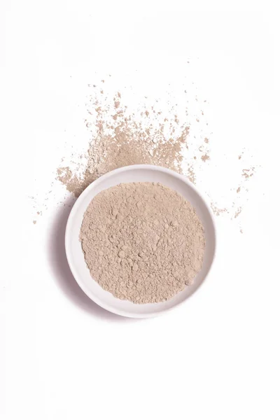 Cosmetic Clay Powder Plastic Container — Stock Photo, Image