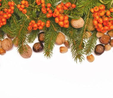 Kış tatil tasarım öğesi