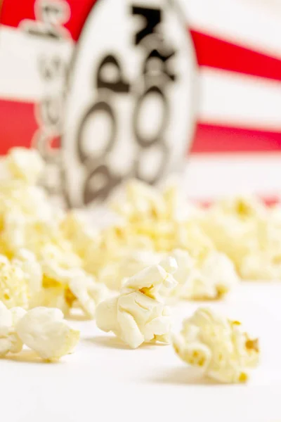 Popcorn Nahsicht — Stockfoto