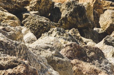 Büyük kayalara, açık havada, hiçbir insan