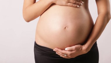 Hamile kadın göbek - studio vurdu