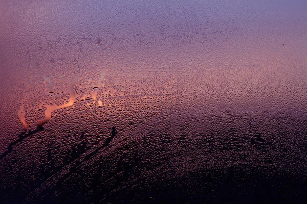 Abstrakter Hintergrund Riantdrops Auf Dem Fensterglas — Stockfoto