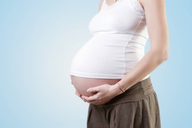 Hamile kadın göbek - studio vurdu