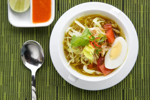 Sopa Fideos Estilo Asiático — Foto de Stock