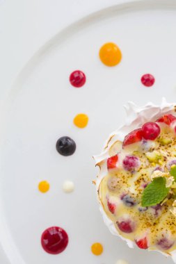 Lezzetli tatlı tabağı