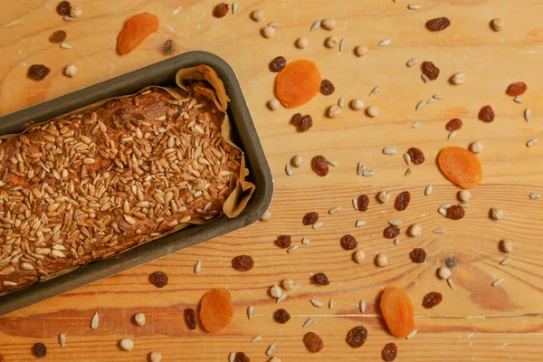 Homemade Fresh Baked Bread — Stock Photo, Image