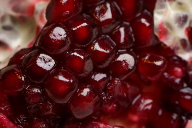 Nar tohumları arkaplanı kapatın