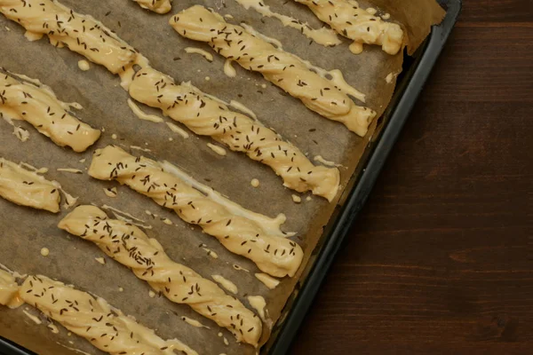 Pastry Baking Sheet Baking — Stock Photo, Image