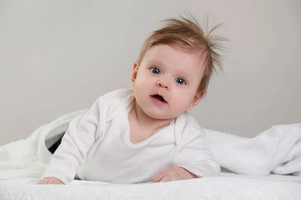 Retrato Bebê Recém Nascido Adorável — Fotografia de Stock