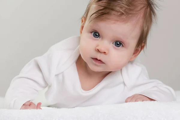 Retrato Bebê Recém Nascido Adorável — Fotografia de Stock