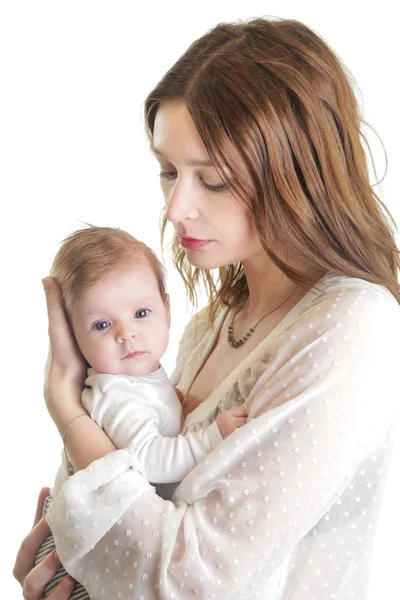 Mother Holding Her Newborn Baby — Stock Photo, Image