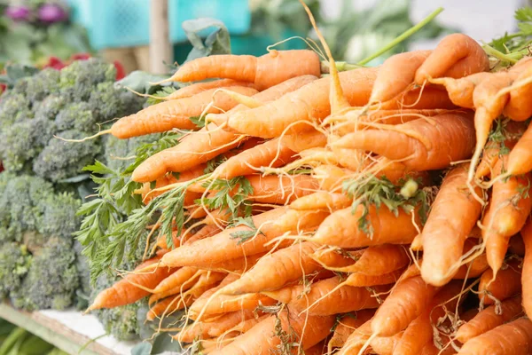 Caisses Légumes Frais Marché Fermier — Photo