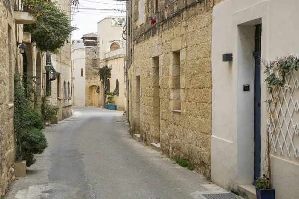 Πρόσοψη Κτιρίου Street View Ρετρό Στυλ — Φωτογραφία Αρχείου