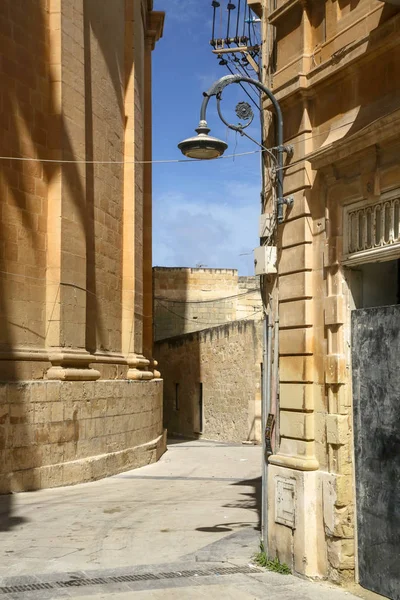 Πρόσοψη Κτιρίου Street View Ρετρό Στυλ — Φωτογραφία Αρχείου