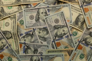 Bir Yüz Dolarlık Fatura Arkaplanı