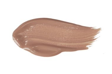 Sıvı makyaj Vakıflar/allık beyaz arka plan üzerinde