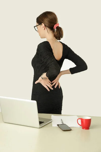 Office Life Stretching Work — Stock Photo, Image