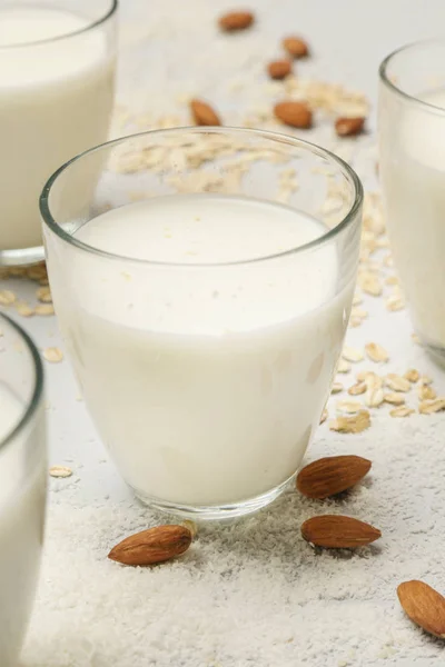 Latte Vegetale Vegano Biologico Non Base Latte — Foto Stock