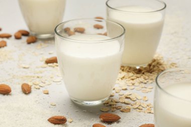 Organik vegan süt olmayan bitki bazlı süt
