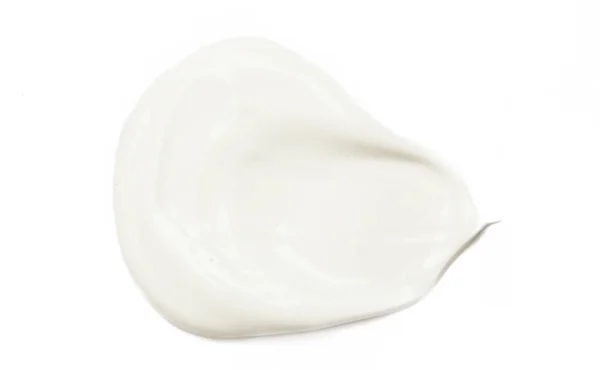 White Moisturizer Cream Sample Isolated White Background — Stock Photo, Image