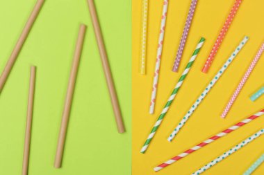 Tek kullanımlık plastik pipetler için alternatif olarak yeniden kullanılabilir bambu pipetler