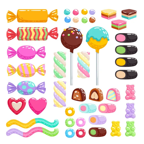 Sweets set. Assorted candies. Royalty Free Stock Illustrations