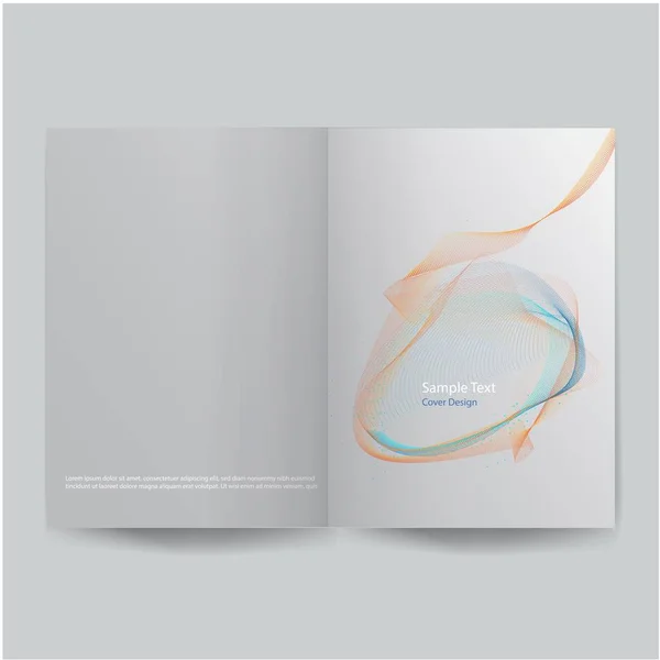 Minimalistisches Cover Design Vektor Illustration Folge — Stockvektor