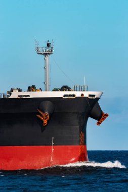 Siyah bulker gemi. Lojistik ve mal nakliyatı