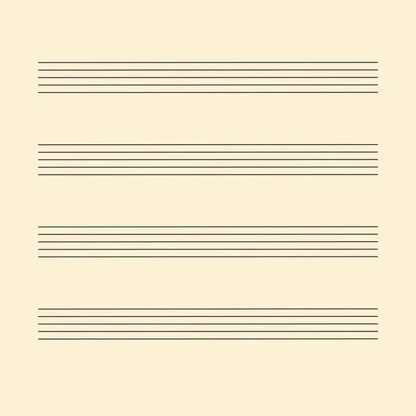 Personnel Musical Pour Notes — Image vectorielle