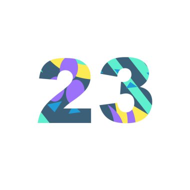 Ünlü basketbolcu soyut dolgu ile seri numarası. 