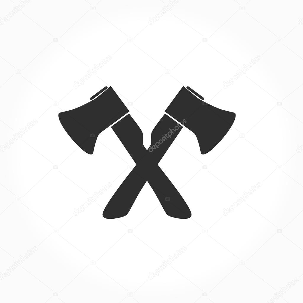 Vector icon axes. Axes logo.