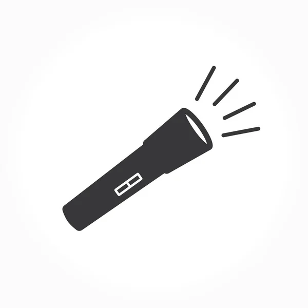 Vektor Symbol Taschenlampe Taschenlampe Logo — Stockvektor