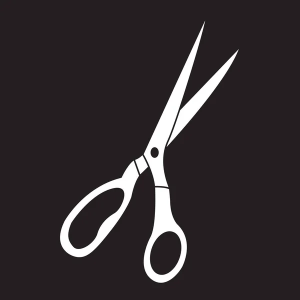 Ножницы Векторными Значками Логотип Ножниц — стоковый вектор