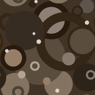 Daireler ve yüzük kullanılmak üzere farklı tasarımları ile soyut geometrik seamless modeli