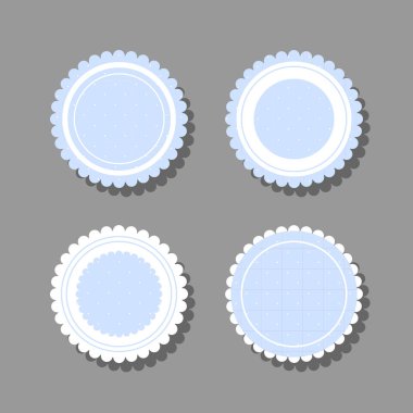 Tatlı yuvarlak çerçeve fırfırlar ve lekeli. Daha tasarım kızlar ve çocuklar için uygun. Tipografi çeşitli kullanılabilir