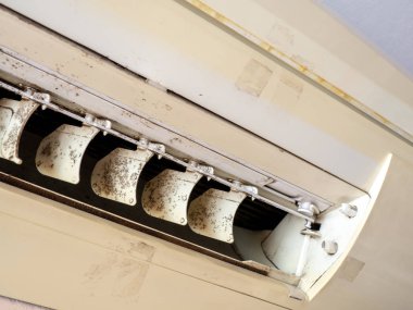 kalıp kadar klima sistemi kapatın. Tehlike ve pnömoni ve solunum yolu hastalıkları içinde ev ya da ofis nedenidir. Hava durumu evern ay sağlık için temiz gerekir.