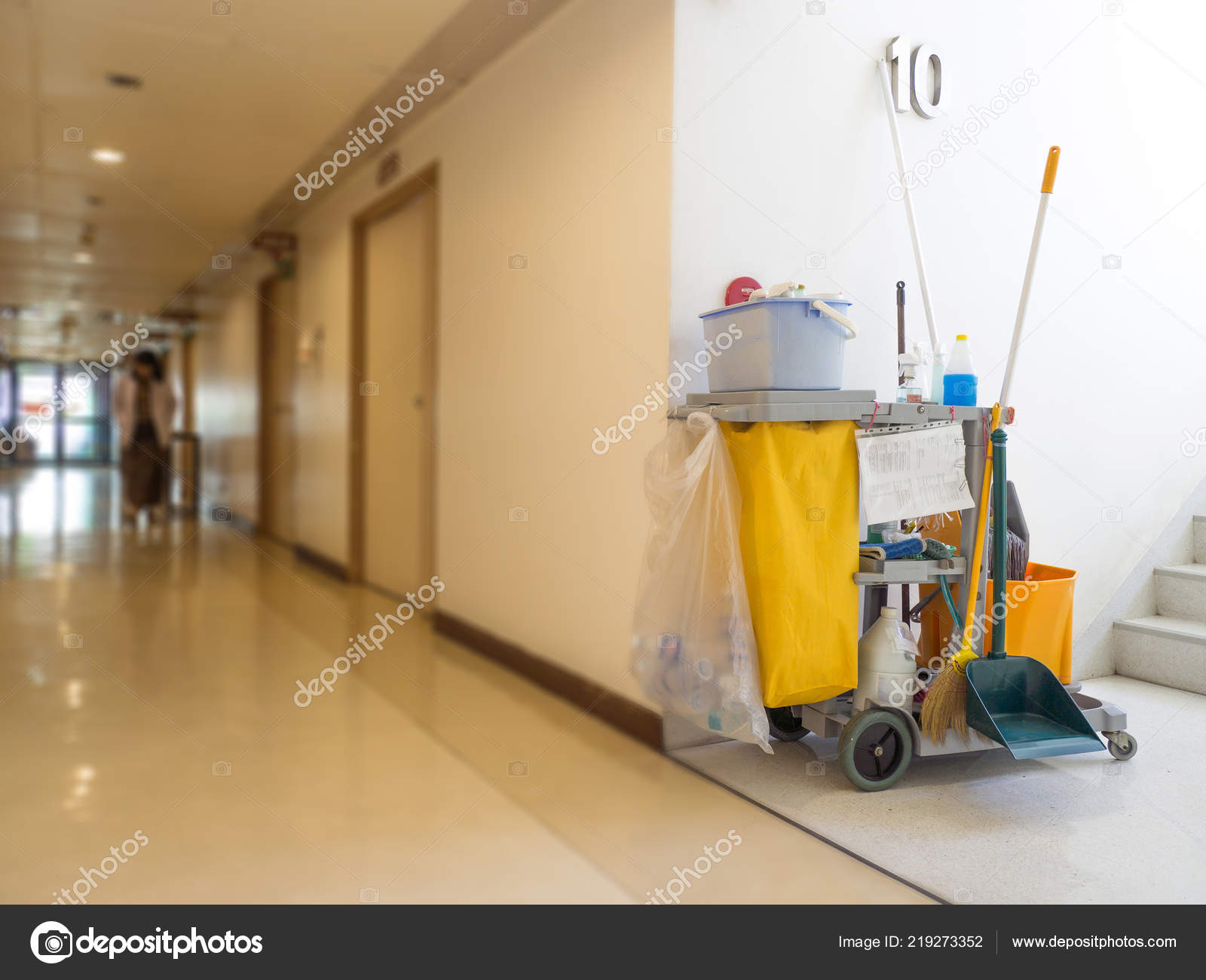 Cleaning Tools Cart Wait Maid Cleaner Hospital Bucket Set