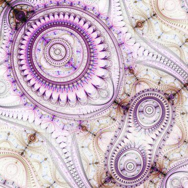 Hafif mor clockwork doku, yaratıcı grafik tasarım için dijital sanat