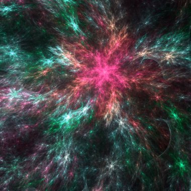 koyu kırmızı fraktal çiçek, yaratıcı grafik tasarım için dijital sanat