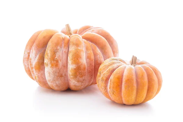 Group Nutmeg Pumpkins Isolated White Background — Stock Photo, Image