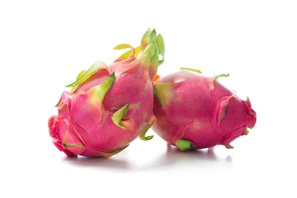 Fruto Del Dragón Pitaya Pitahaya Aislado Sobre Fondo Blanco — Foto de Stock