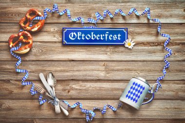 Oktoberfest için rustik arka plan