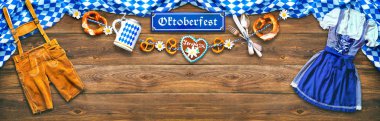 Oktoberfest için rustik arka plan