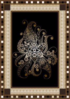 Soyut grafik tasarım ile gizli sembolü. Masonik (freemasonic) çizim. Davet, el ilanı, etiket, poster, afiş, kart, etiket, kapak, web için uygundur. Vektör çizim.