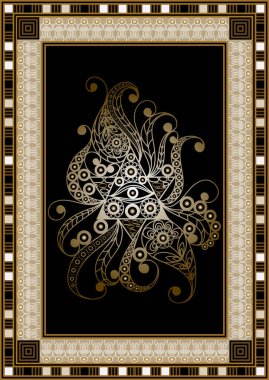 Graphic abstract design with occult symbol. Masonic (freemasonic) drawing. Suitable for invitation, flyer, sticker, poster, banner, card, label, cover, web. Vector illustration. clipart