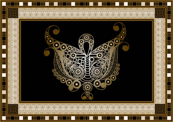 Graphic abstract design with occult symbol. Masonic (freemasonic) drawing. Suitable for invitation, flyer, sticker, poster, banner, card, label, cover, web. Vector illustration.