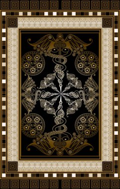 Gizli tarot kartı ile soyut grafik tasarım. Minor Arcana - in yineleyicideki piksel kalemlerinden oluşan sekiz. Davet, el ilanı, etiket, poster, afiş, kart, etiket, kapak, web için uygundur. Vektör çizim.