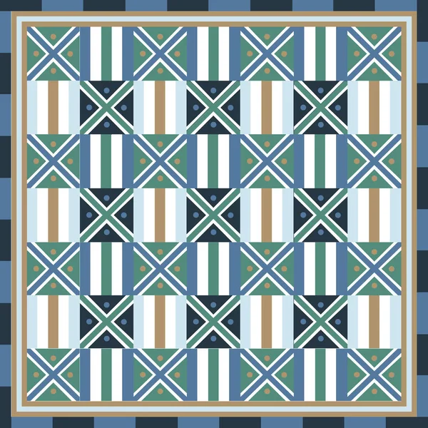 Modèle Abstrait Géométrique Partir Éléments Décoratifs Ornement Ethnique Texture Africaine — Image vectorielle