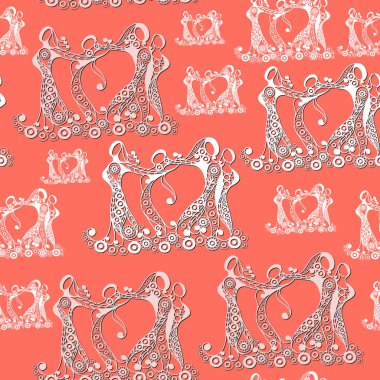 Dans eden insanlarla kesintisiz doku