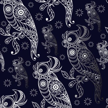 Çiçek tarzında dantel desenli pürüzsüz doku. Tasarım için uygun: kumaş, ağ, duvar kağıdı, ambalaj. Vektör illüstrasyonu.